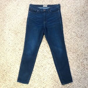 Madewell 10" High Rise Skinny Jeans